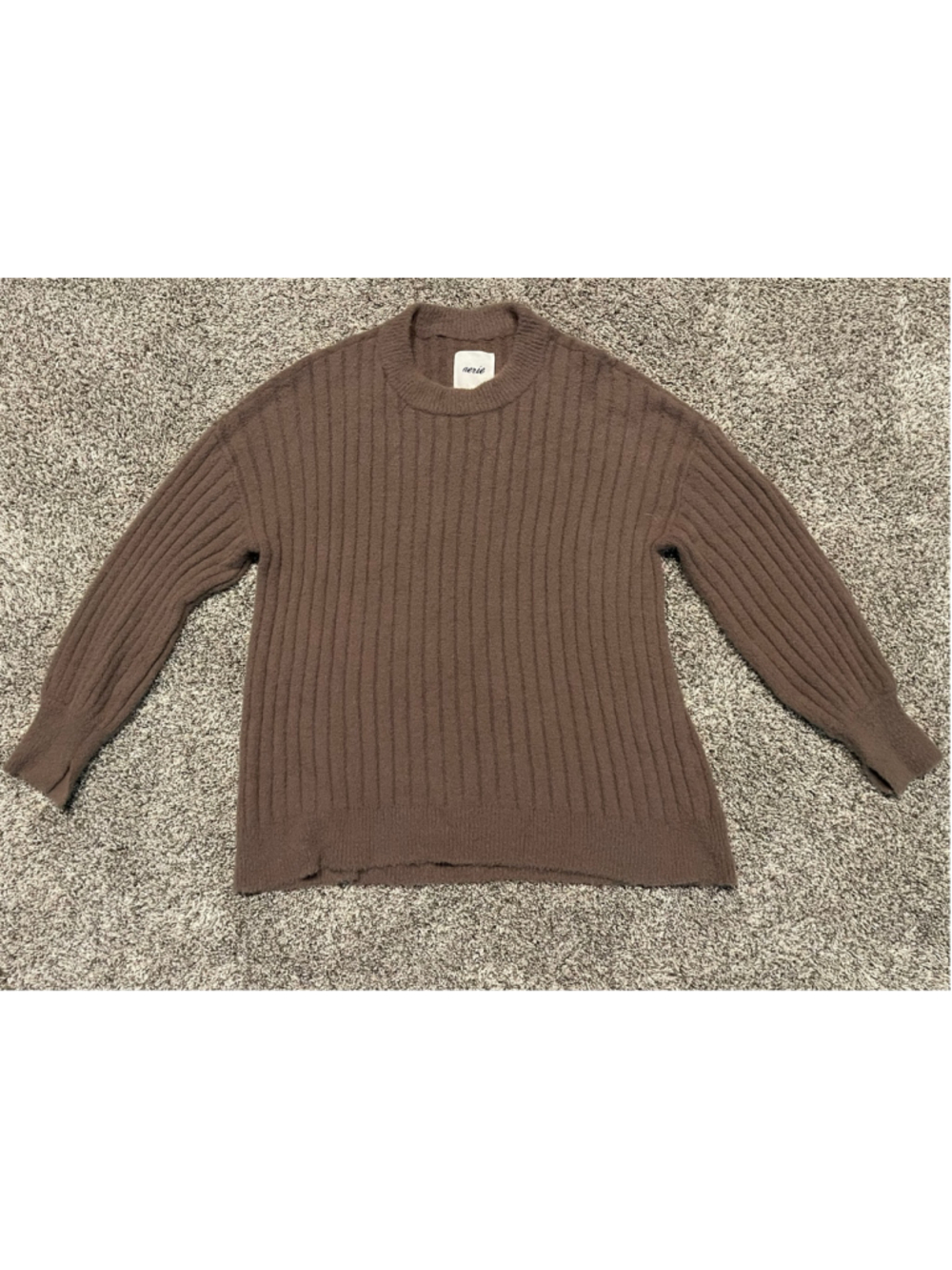 Aerie Women’s Buttercream Crew Neck Sweater, Size XS, VGUC